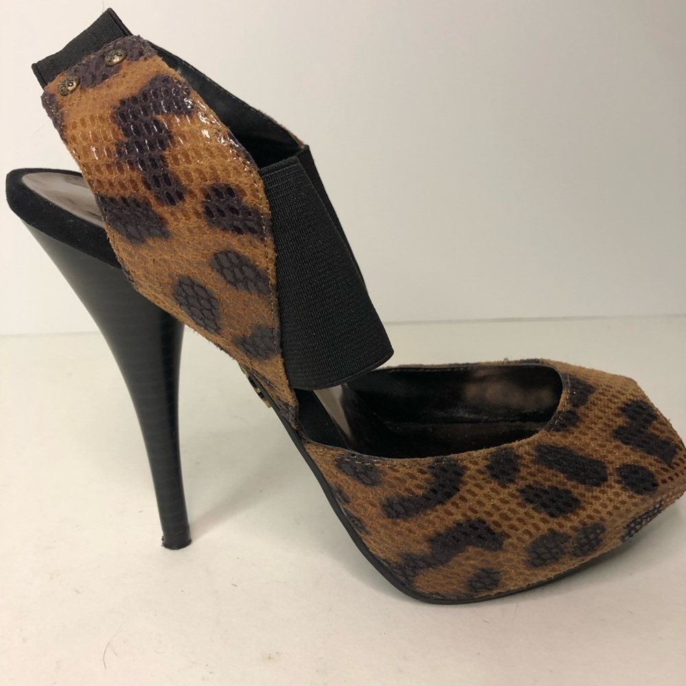 Simply Vera Vera Wang Brown and Black Heels Exotic Stiletto